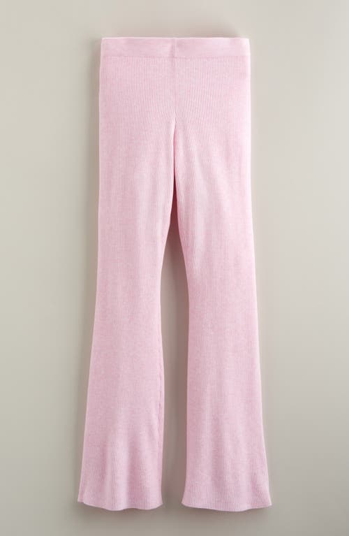 Nordstrom Sweater Knit Flare Pants In Pink