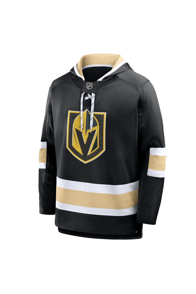Men's Fanatics Black Vegas Golden Knights Prime Time Fleece Hoodie, Alternate, color, Black