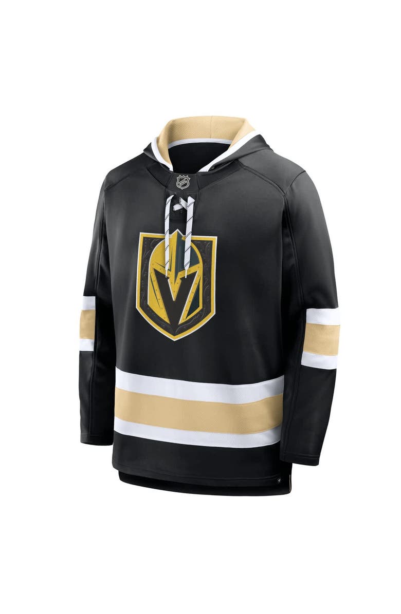 FANATICS Men's Fanatics Black Vegas Golden Knights Prime Time Fleece Hoodie, Alternate, color, Black