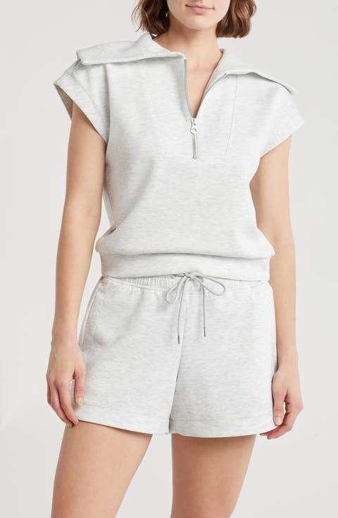 Monaco Scuba Knit Half Zip Pullover