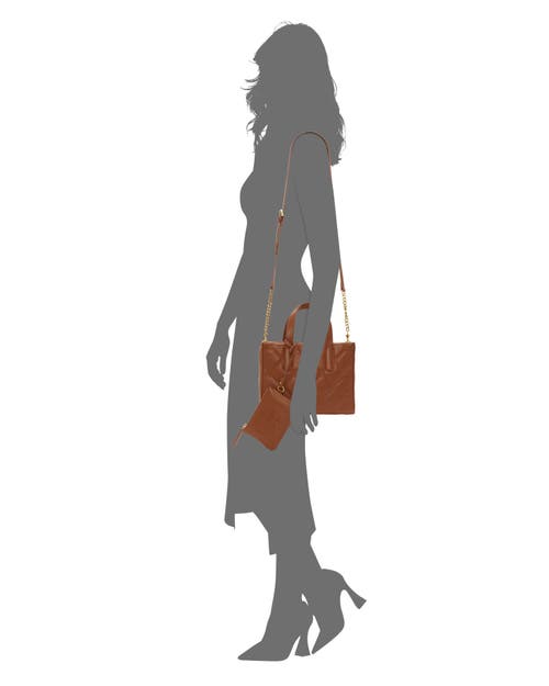 Vince Camuto Barry Quilted Leather Tote