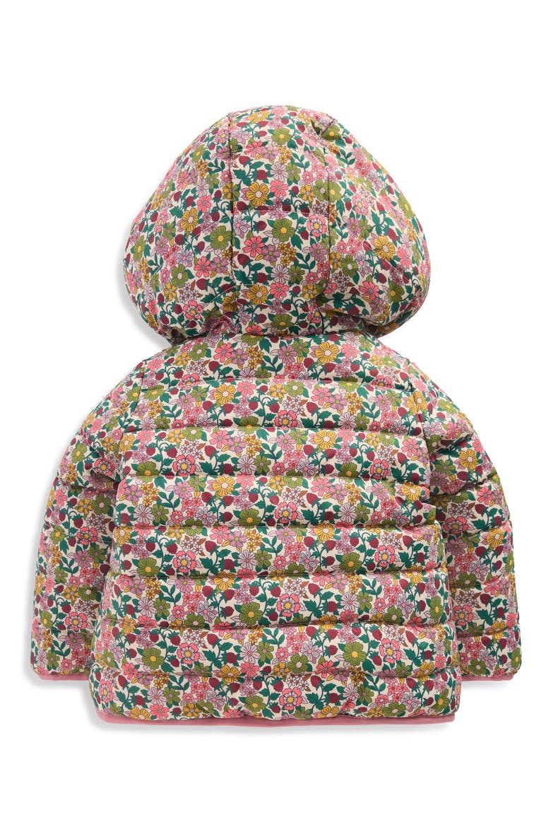 Cozy Lined Puffer Jacket, Alternate, color, MULTI FLORAL
