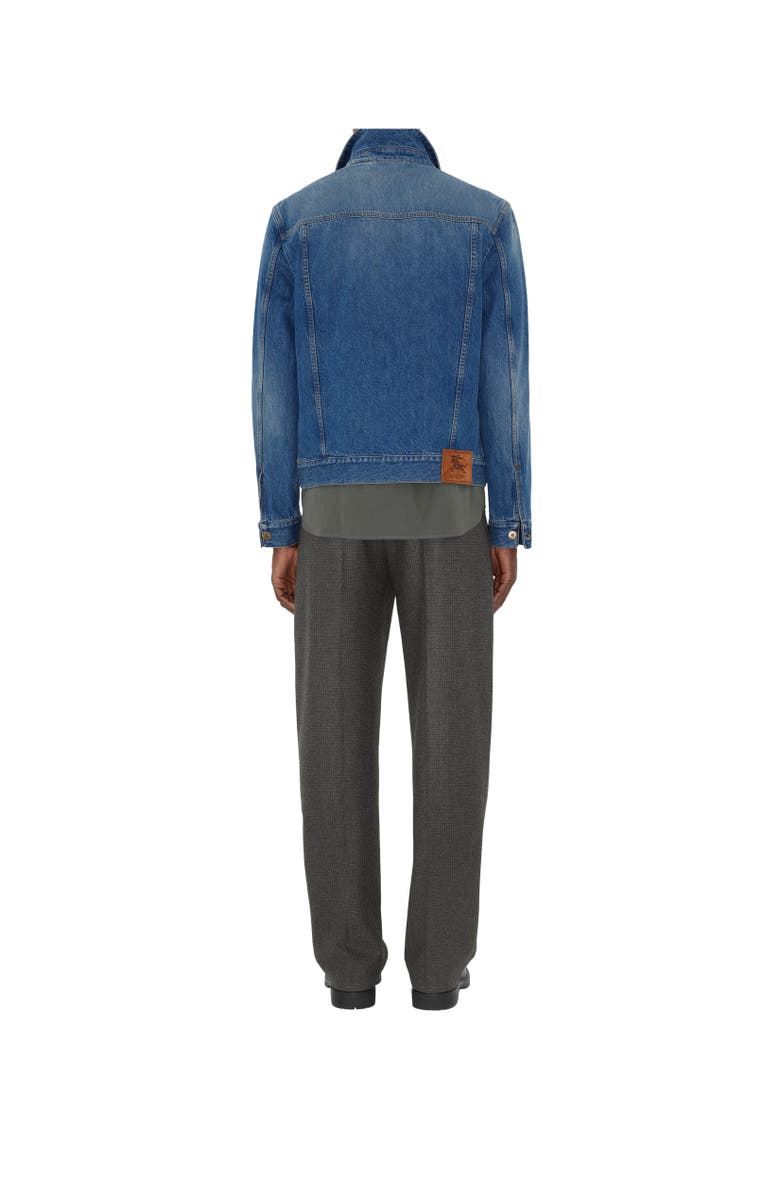 Burberry Denim Jacket, Alternate, color, Mid Blue