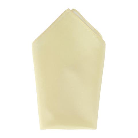 The Gatsby 12 inch Solid Silk Pocket Square