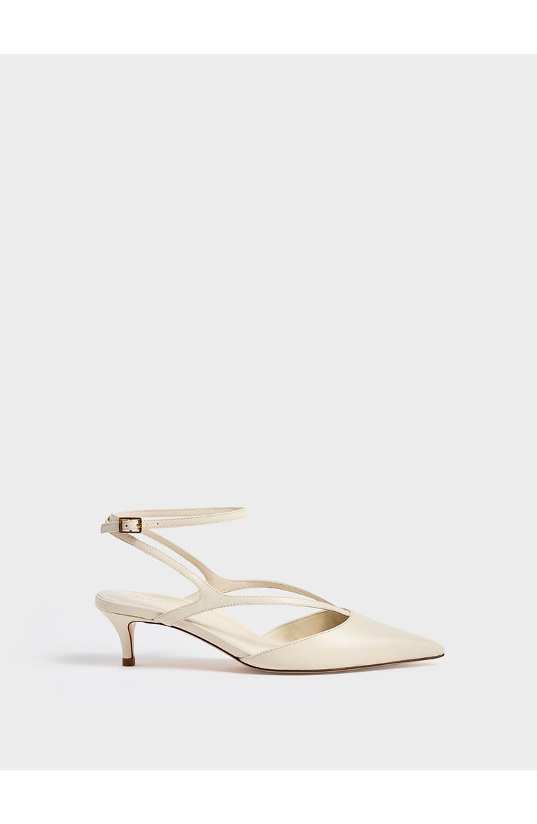 MARION PARKE Hazel Kitten Heel | Nappa, Main, color, Ivory