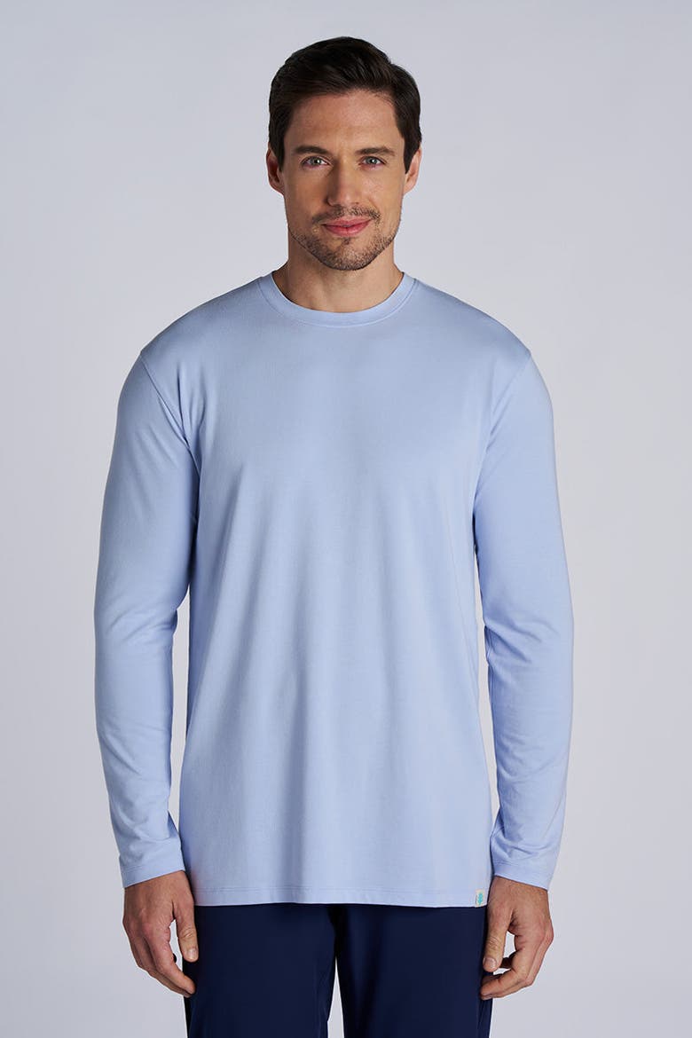 Men's Morada Long Sleeve T-Shirt, UPF 50+ Sun Protection, Alternate, color, Periwinkle Purple
