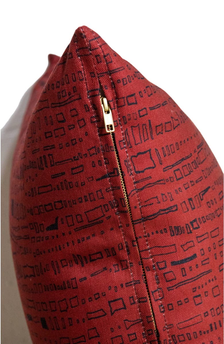 at300nelson Capistrano in Dark Saffron 24" x 24" Pillow, Alternate, color, Dark Saffron