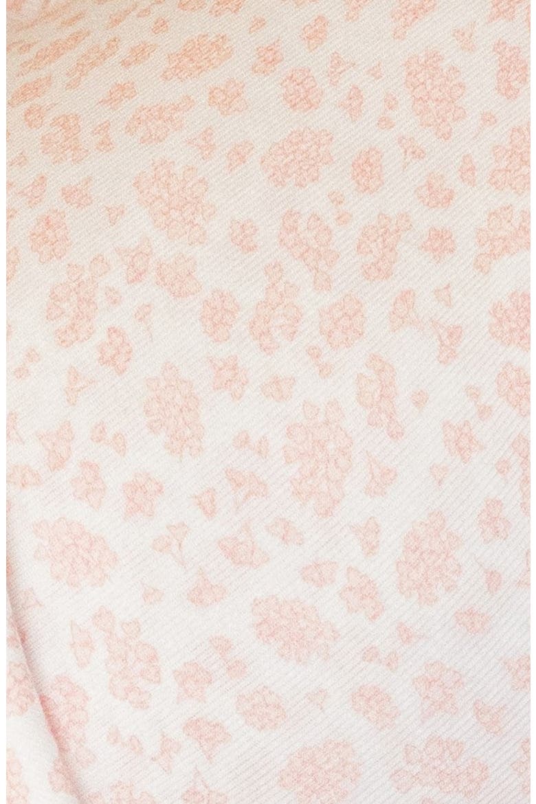 Floral Printed Wrap Footie, Alternate, color, Pink