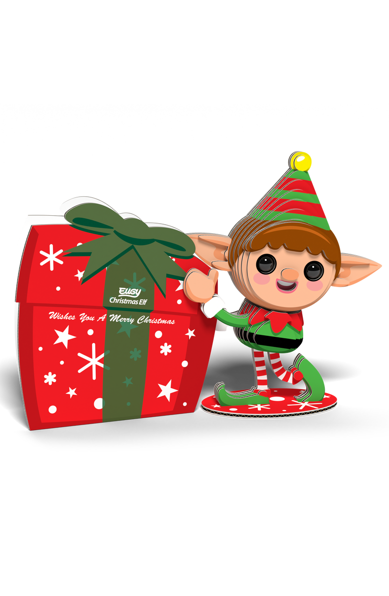 Eugy Puzzles Christmas Elf 3D Puzzle, Alternate, color,