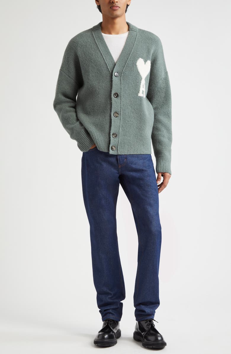 AMI PARIS Classic Fit Jeans, Alternate, color, 