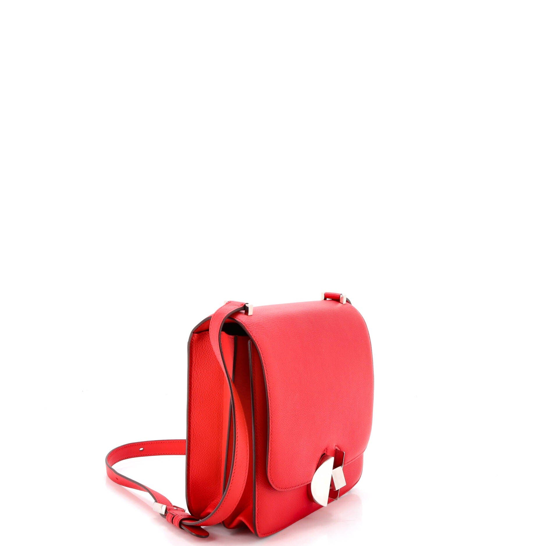 Pre-Owned Hermes 2002 Shoulder Bag Evercolor 20, Alternate, color, Rouge De Coeur