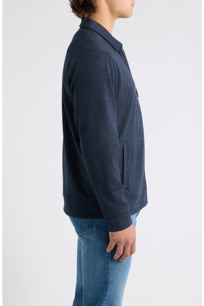 Oak Park Glen Plaid Full Zip Jacket, Alternate, color, DRESS BLUES