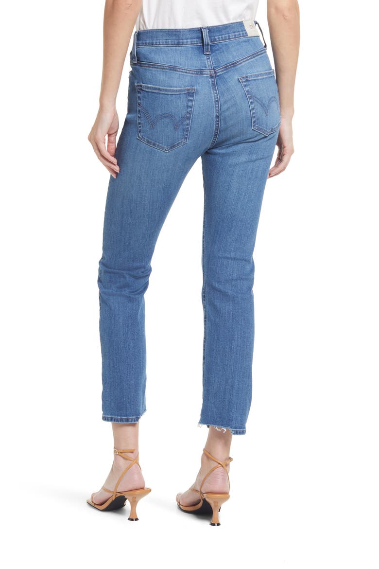 Elin High Waist Crop Slim Jeans, Alternate, color, DREAM WAVE