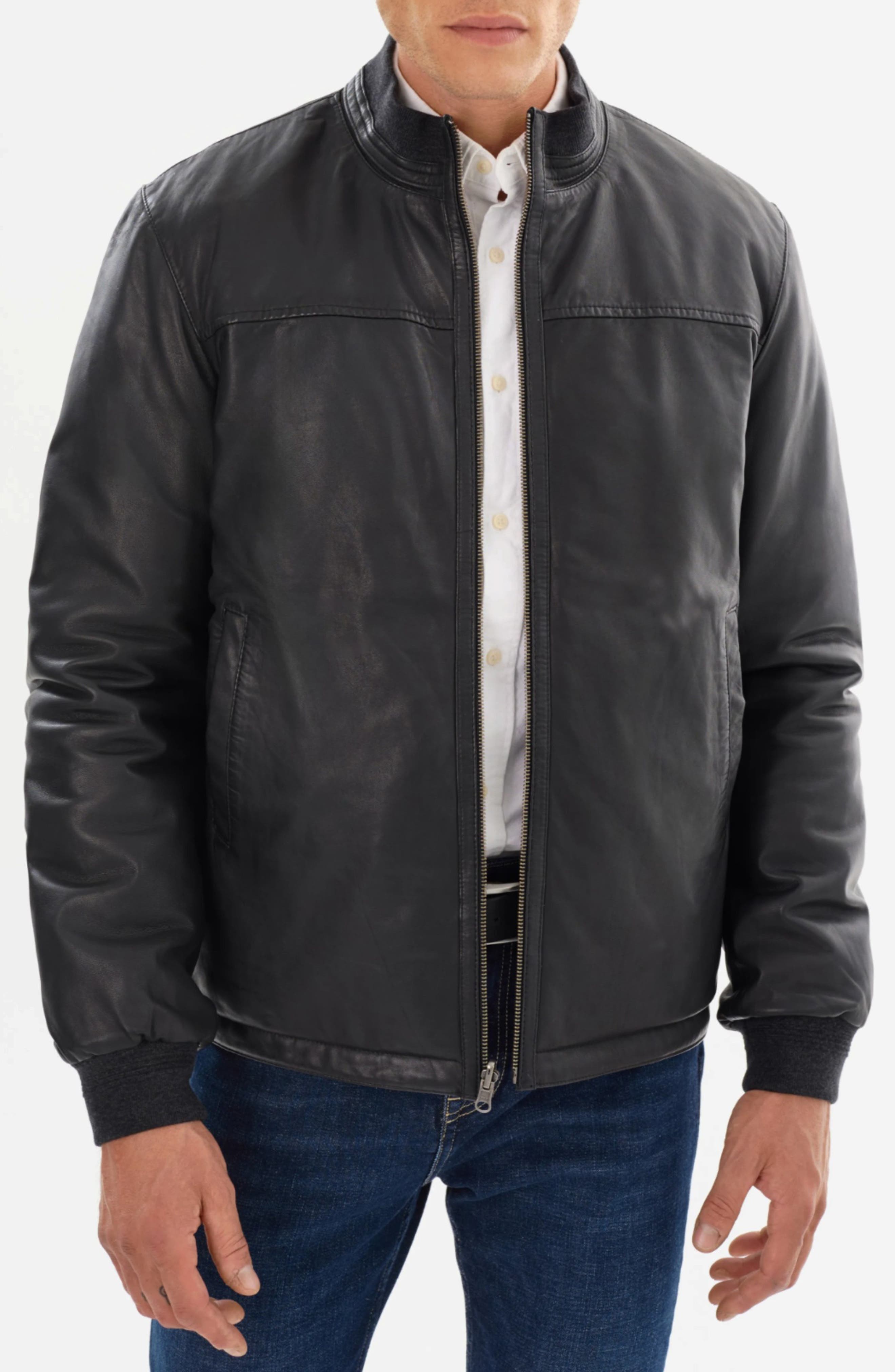 Carson Reversible Leather Jacket