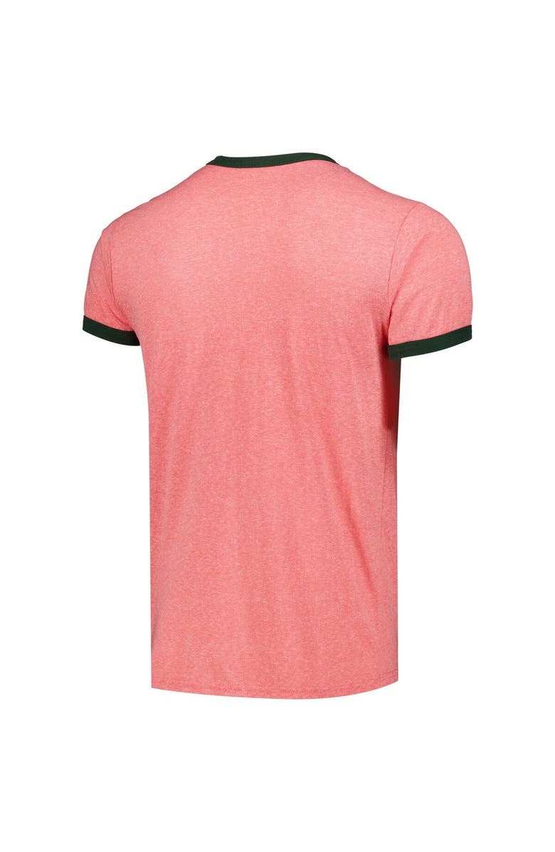 FANATICS Men's Majestic Threads Red Minnesota Wild Buzzer Beater Tri-Blend Ringer T-Shirt, Alternate, color, 