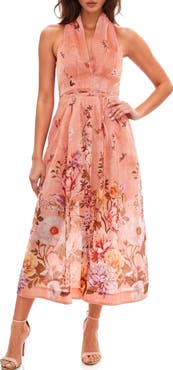 Socialite Midi Halter Dress