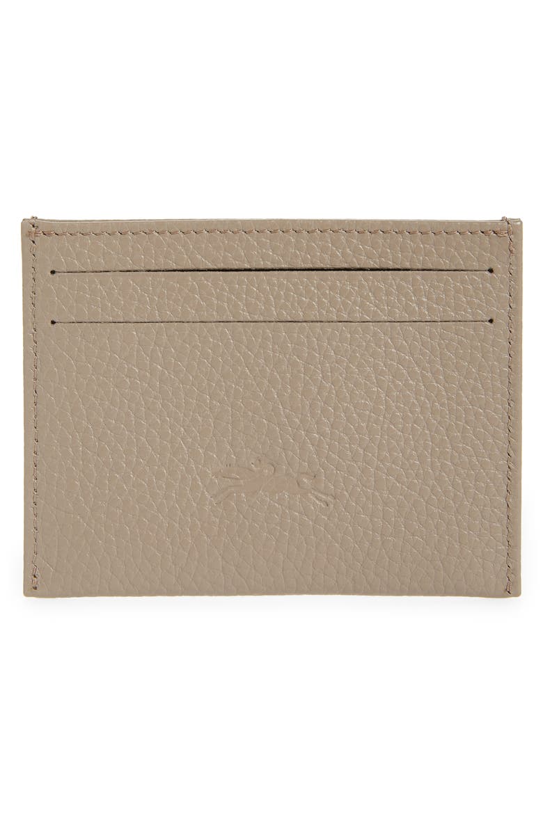 Le Foulonné Leather Card Case, Alternate, color, TURTLE DOVE
