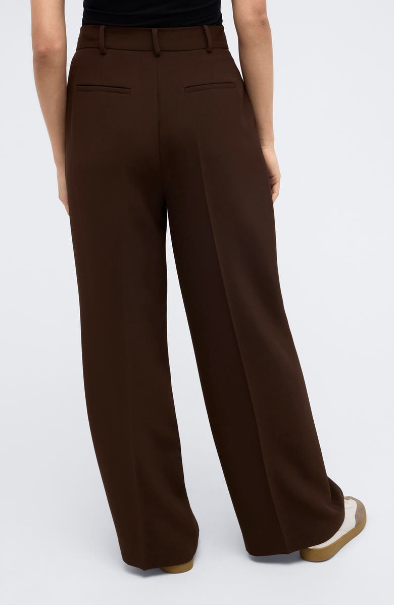 Kenneth Cole Pleated High Waist Wide Leg Pants, Alternate, color,