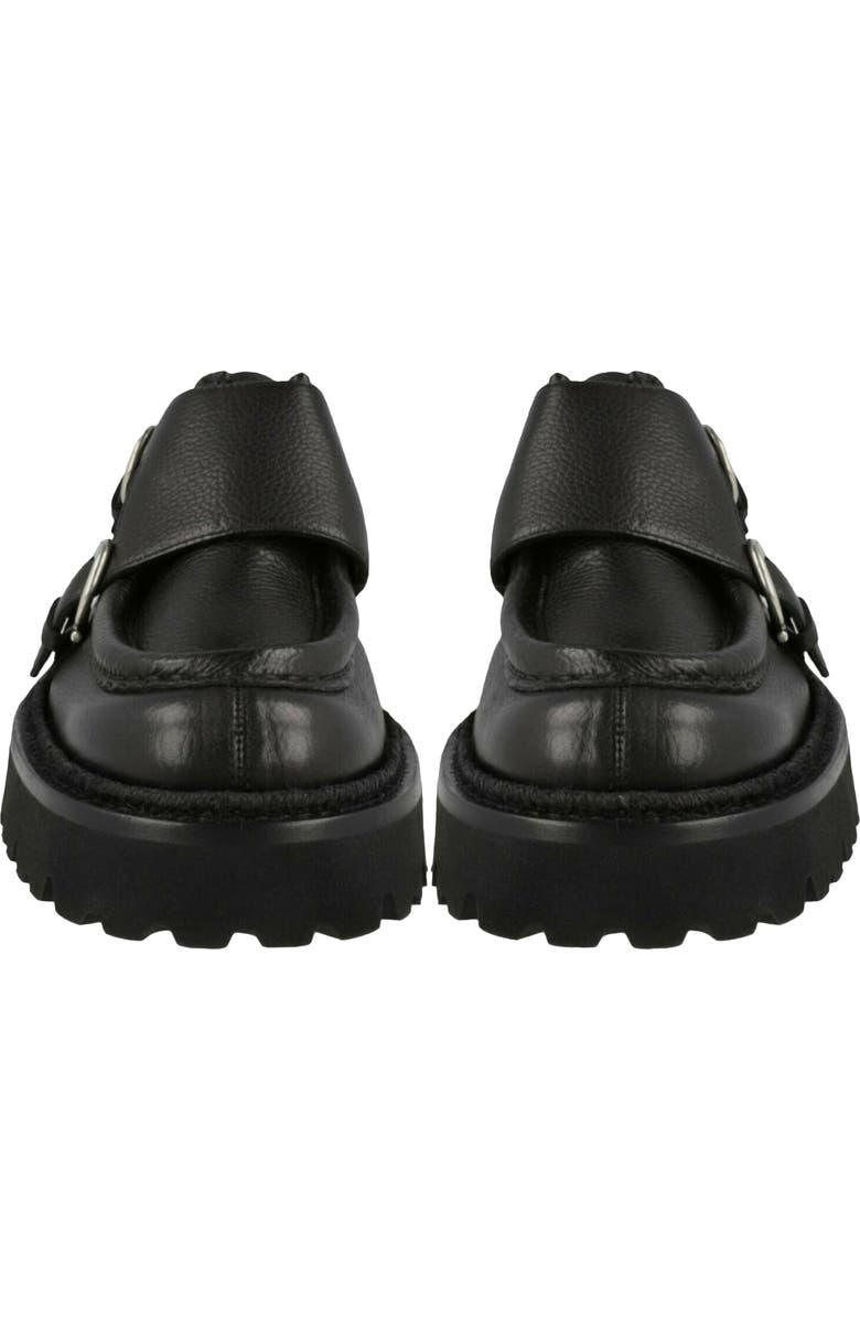 FERRAGAMO Gionny Monk Strap Shoe, Alternate, color, Black