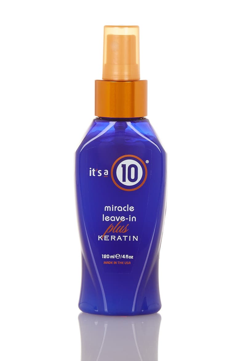 Miracle Leave-In Plus Keratin - 4 oz., Main, color, NONE