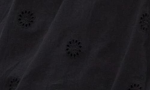 Michael Stars Hazel Eyelet Bubble Sleeveless Top
