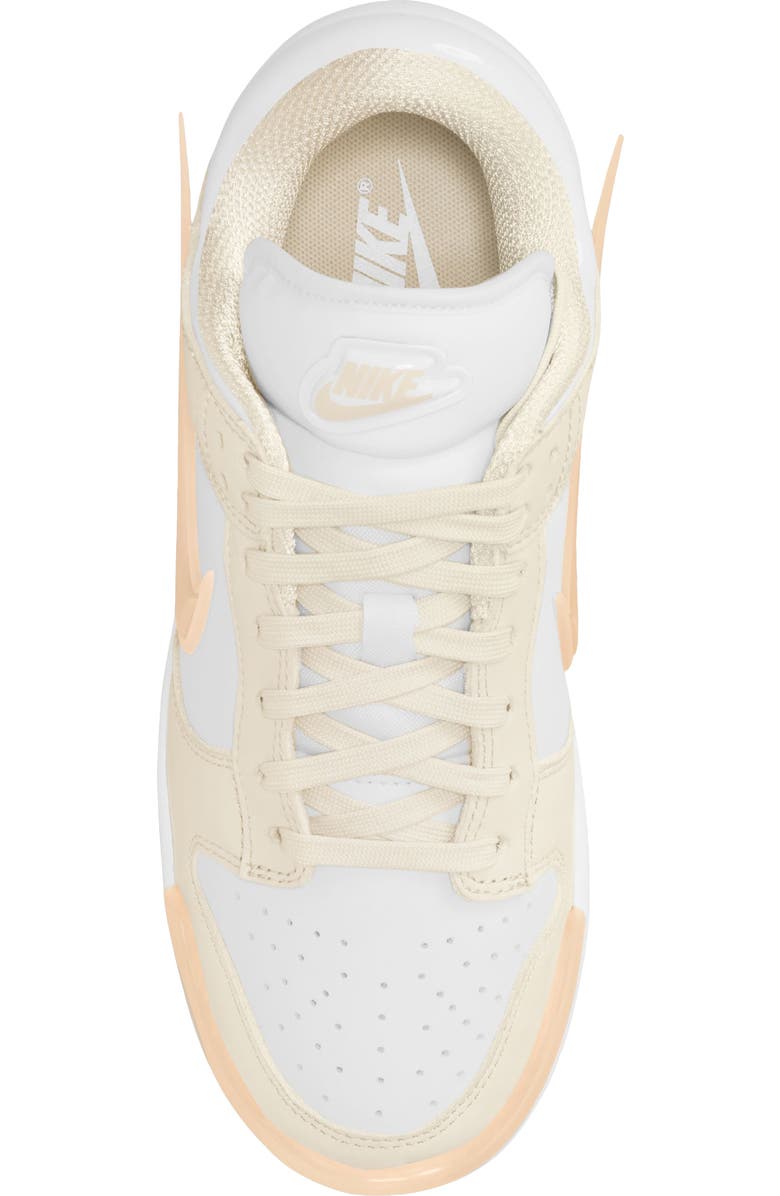 Nike Dunk Low Twist Sneaker, Alternate, color, Coconut Milk/ Guava Ice-White