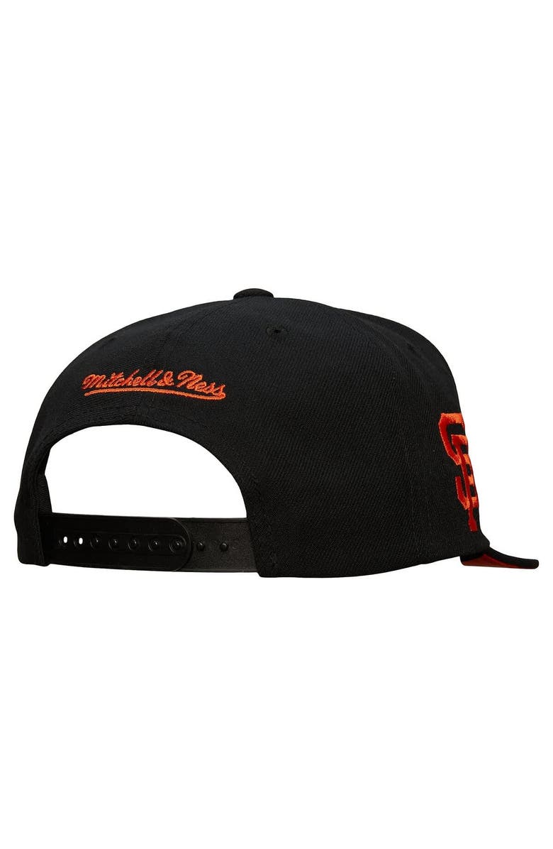 Mitchell & Ness Men's Mitchell & Ness Black San Francisco Giants Team Tagged Snapback Hat, Alternate, color, Black