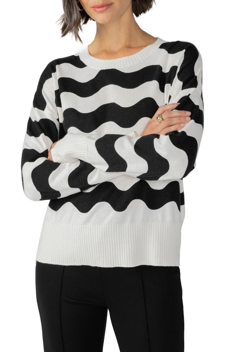 Sanctuary Forever Favorite Cotton Blend Sweater, Main, color, 