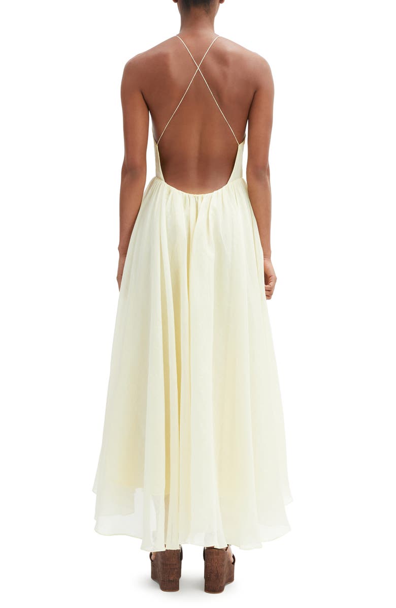 Bardot Arletha Halter Maxi Dress, Alternate, color, Canary Yellow