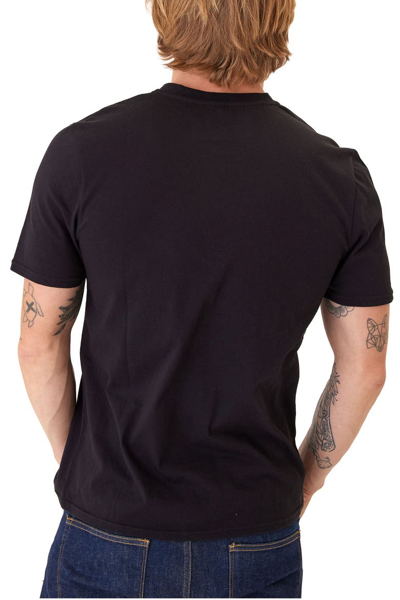 Chester Classic Short Sleeve Henley, Alternate, color, BLACK