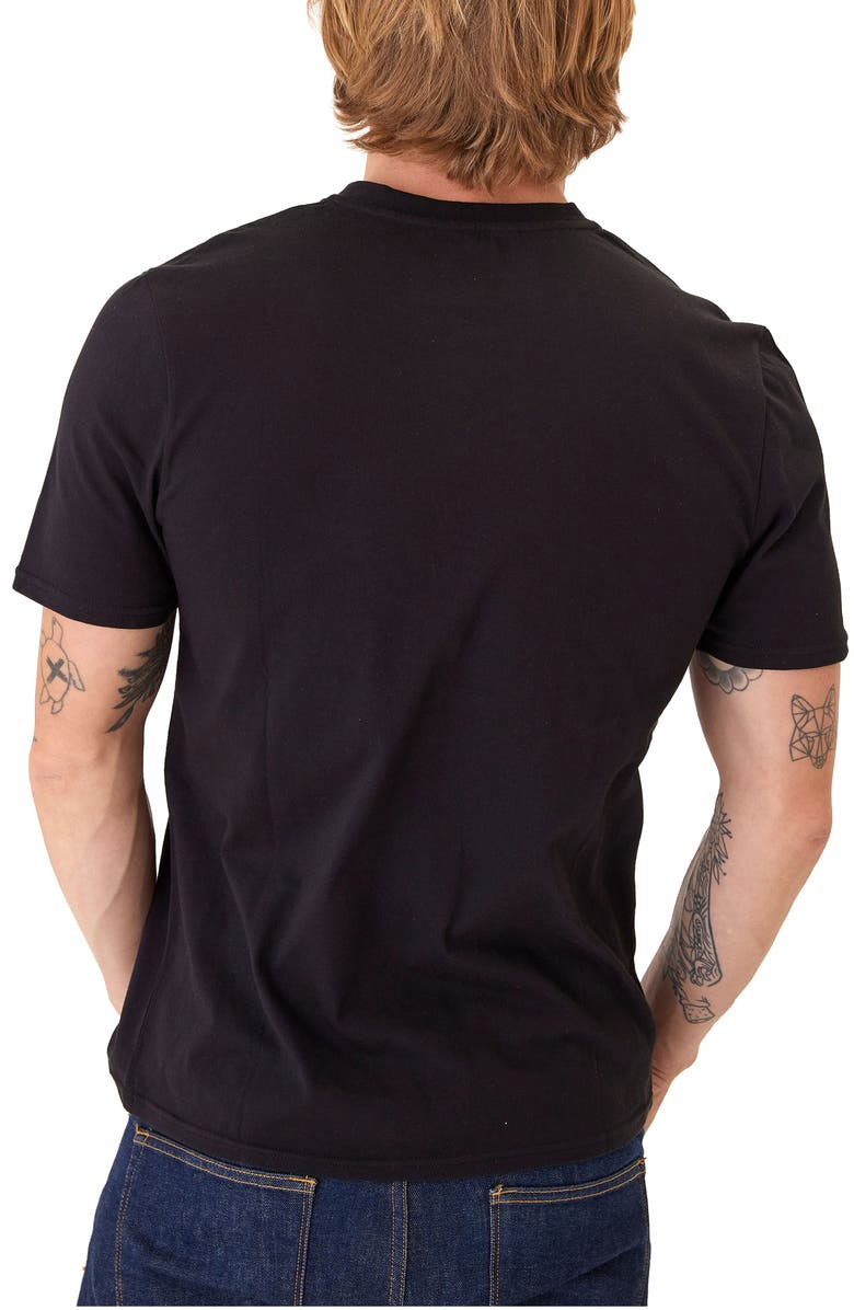 Threads 4 Thought Chester Classic Short Sleeve Henley, Alternate, color, Black