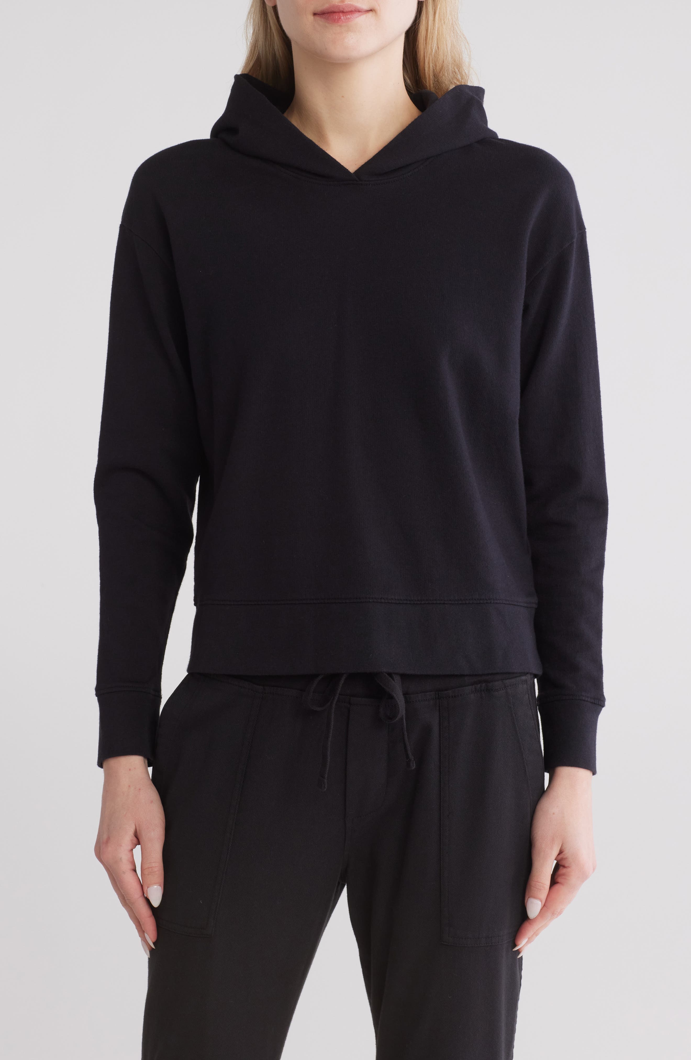 James Perse Cotton Pullover Hoodie