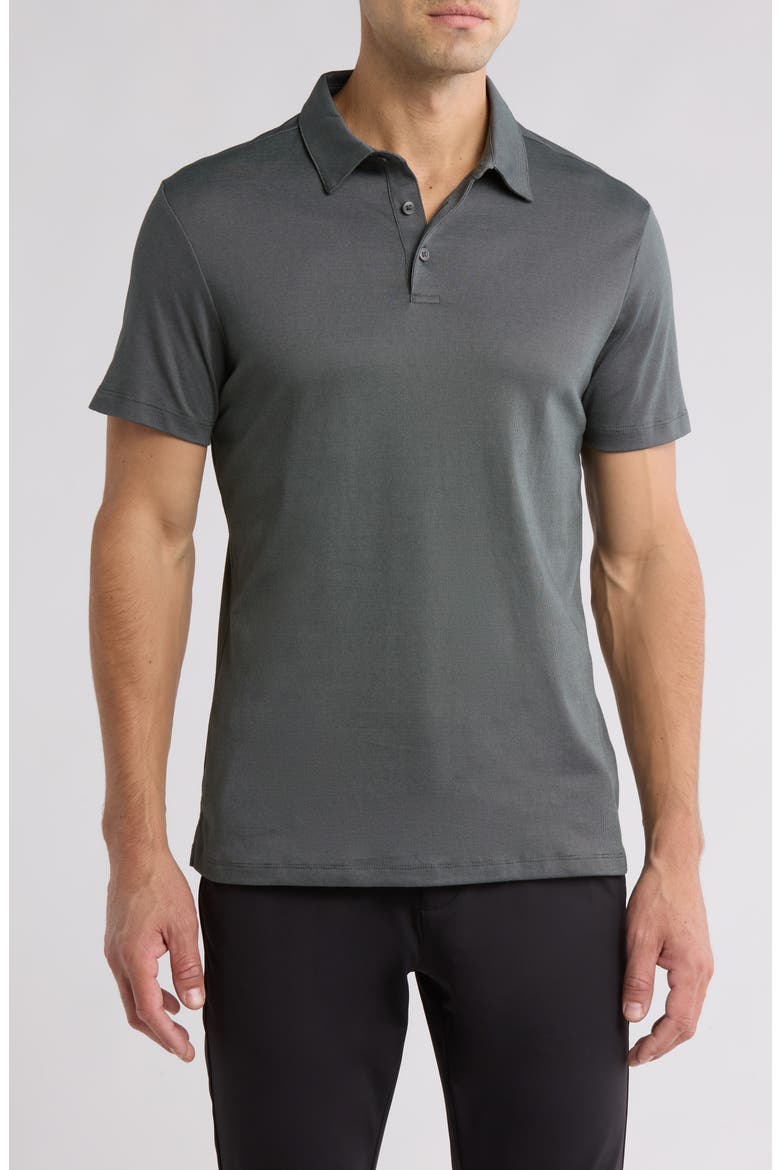 River Valley Polo, Main, color, BALSAM GREEN