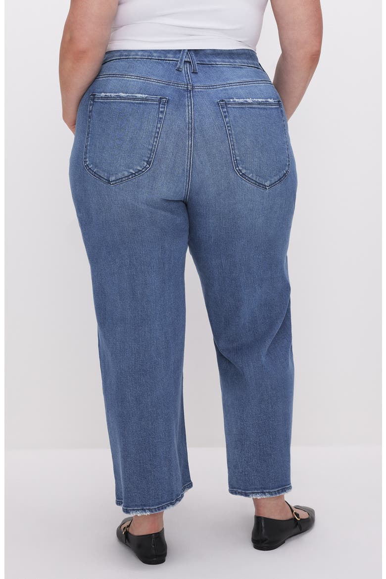 Good Waist Crop Palazzo Jeans, Alternate, color, INDIGO338