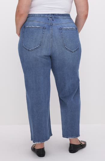 デニム・ジーパン GOOD AMERICAN Good Waist Palazzo Jeans 0400021587794?wid=600&hei=800&
