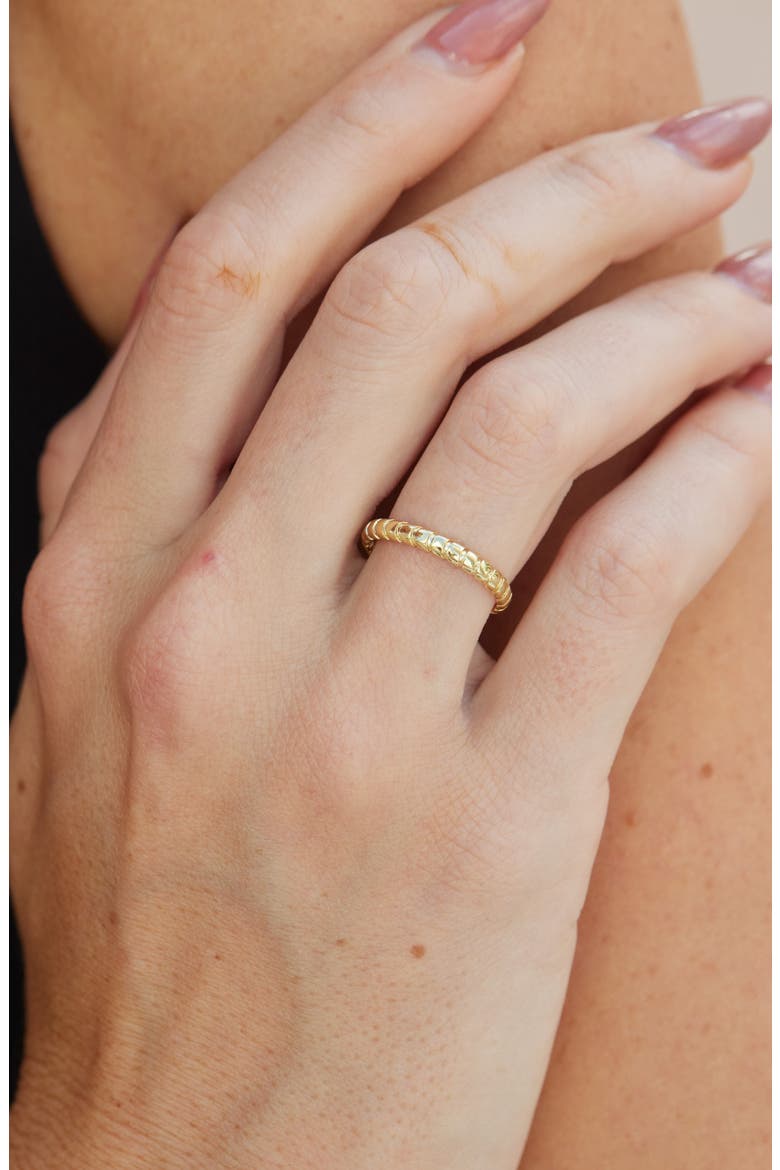 Rib Open Band Ring, Alternate, color, YELLOW