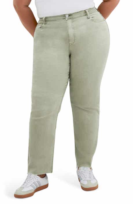 Harley Clover Row High Waist Straight Leg Jeans