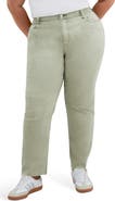 City Chic Harley Clover Row High Waist Straight Leg Jeans