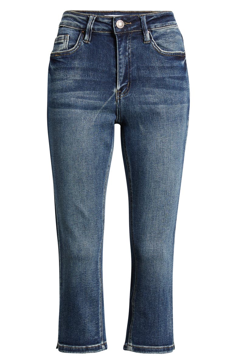 YMI Side Slit High Waist Capri Jeans, Main, color,