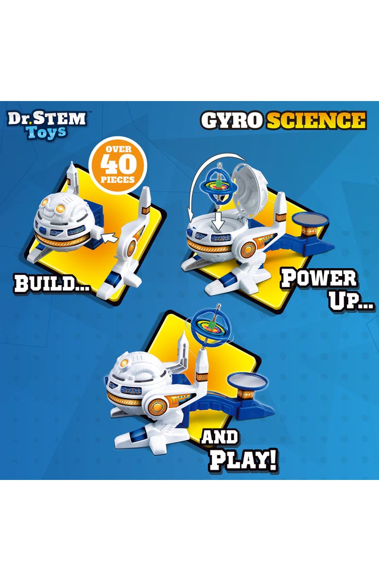 Dr. STEM Toys Gyro Science Kit, 40pc, Kids 8+, Alternate, color, Multicolored