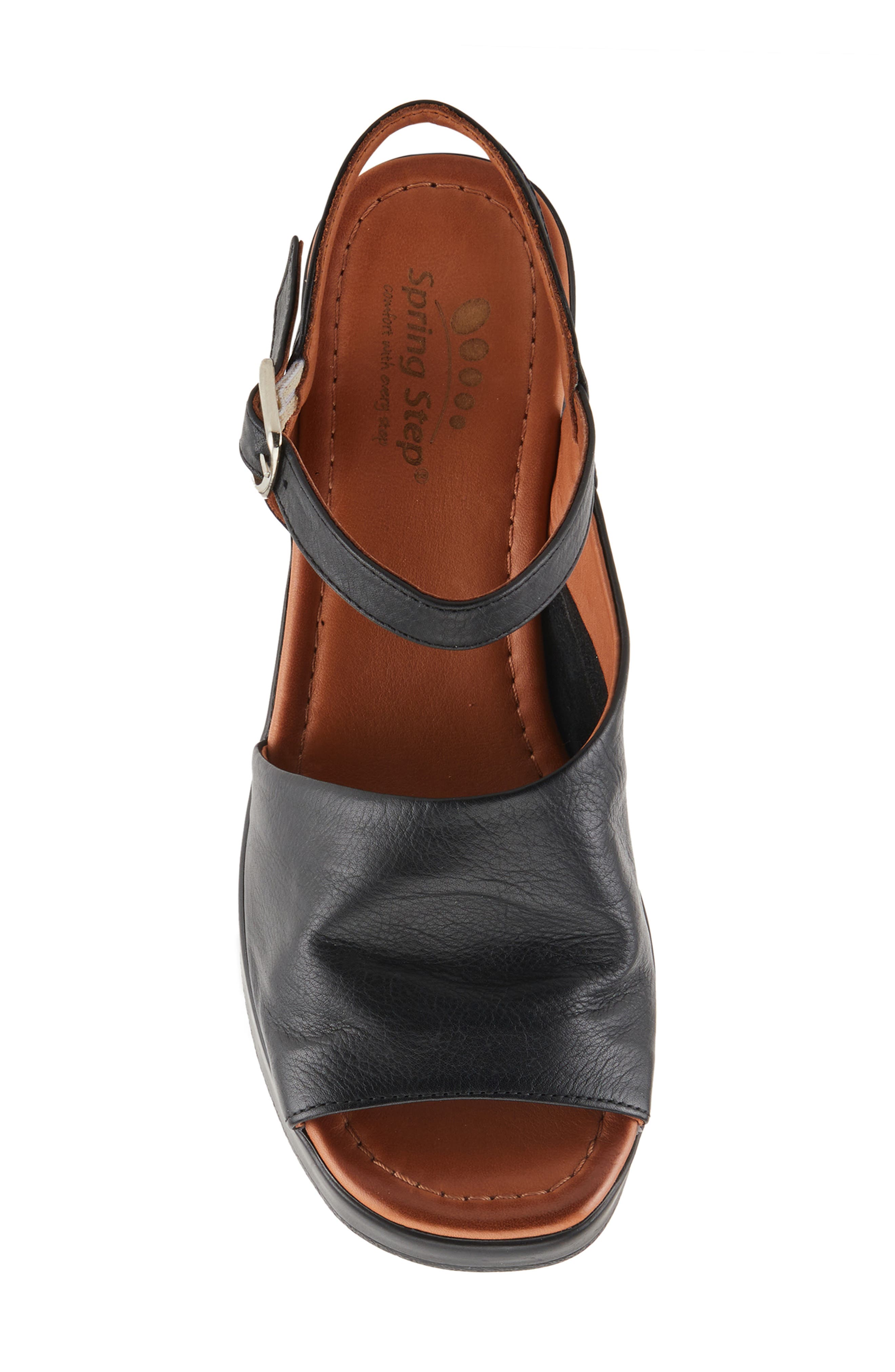 Spring Step Cello Ankle Strap Platform Sandal, Alternate, color, 