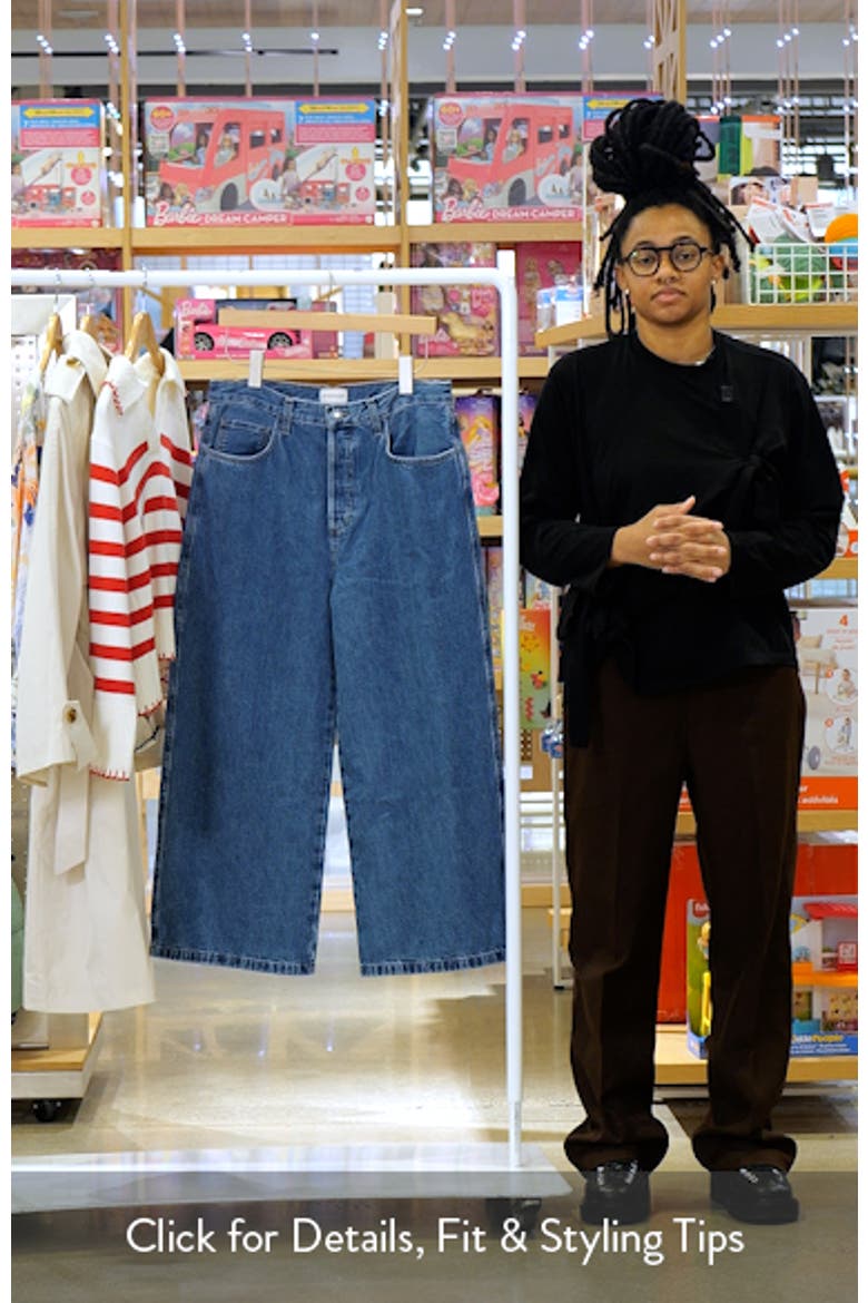 The Masha Super High Waist Crop Wide Leg Jeans video