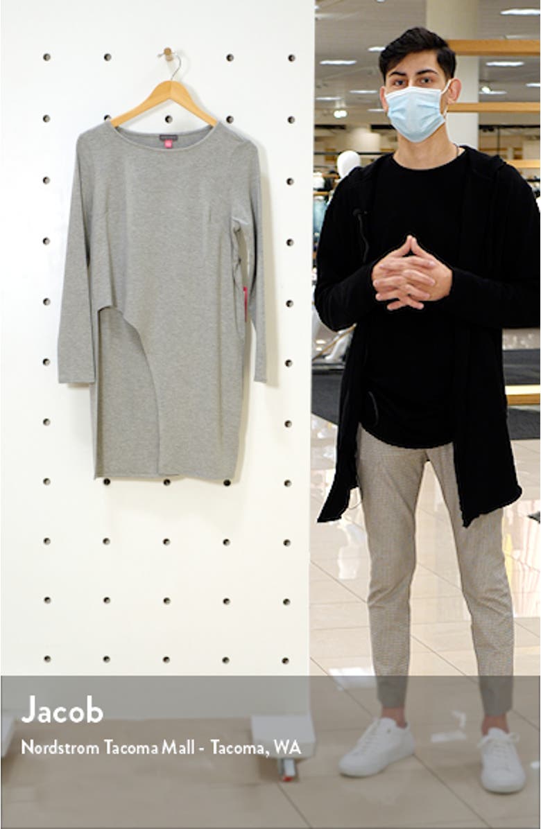 High/Low Cutout Long Sleeve Tunic, sales video thumbnail