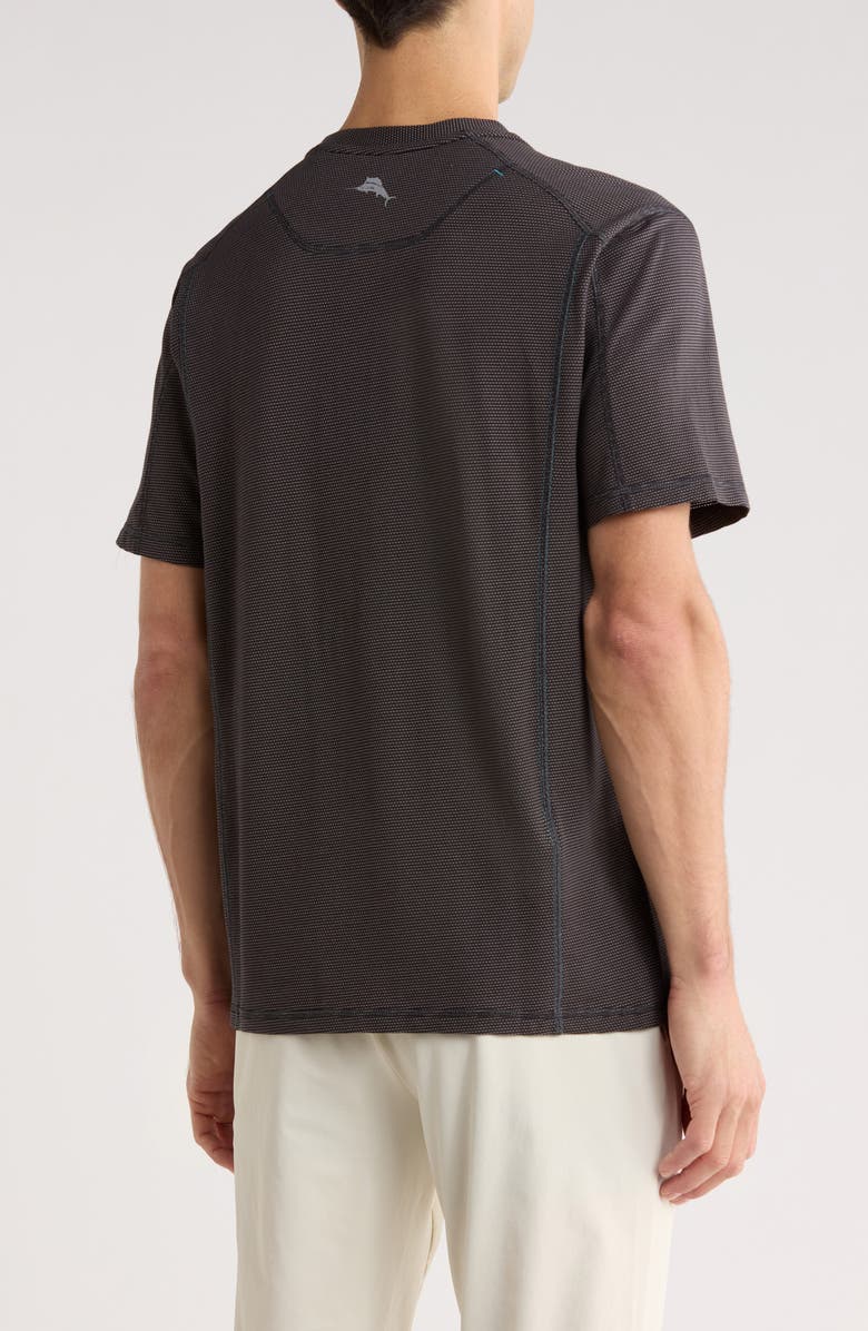 Tommy Bahama Weekend Player IslandZone<sup>®</sup> Henley, Alternate, color, Black