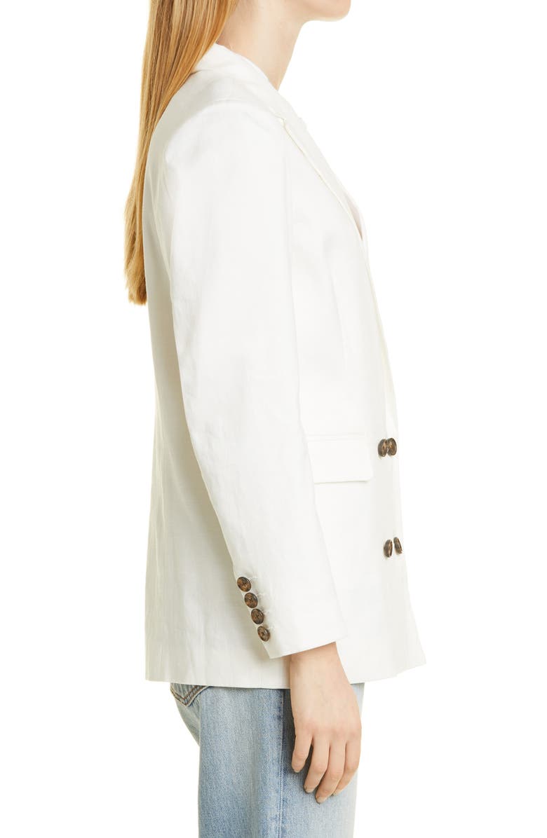 Rails Jac Double Breasted Linen Blend Blazer, Alternate, color,