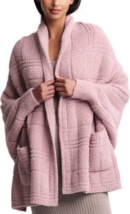 Barefoot Dreams® CozyChic® Tonal Plaid Open Front Cardigan