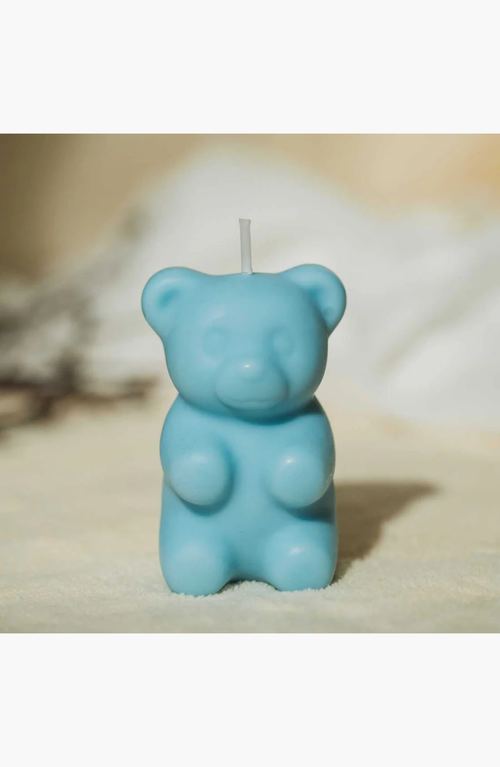 Southlake Gifts Gummy Bear Candle With Hidden Surprise In Light Blue