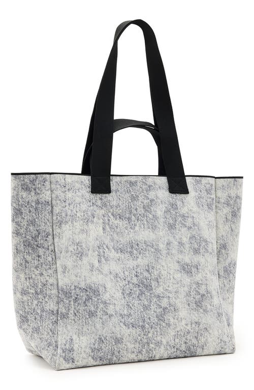 Shop Allsaints Izzy East/west Denim Tote