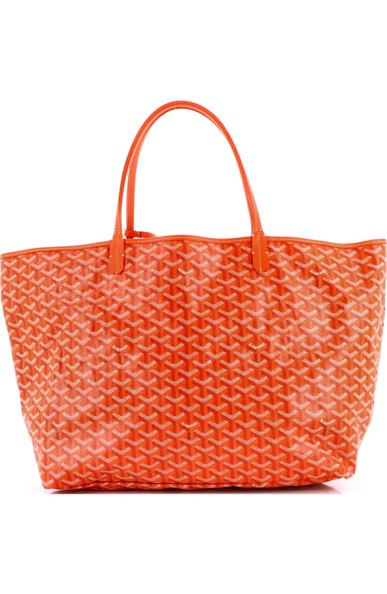 Pre-Owned Goyard Saint Louis Tote Coated Canvas GM, Main, color, Orange