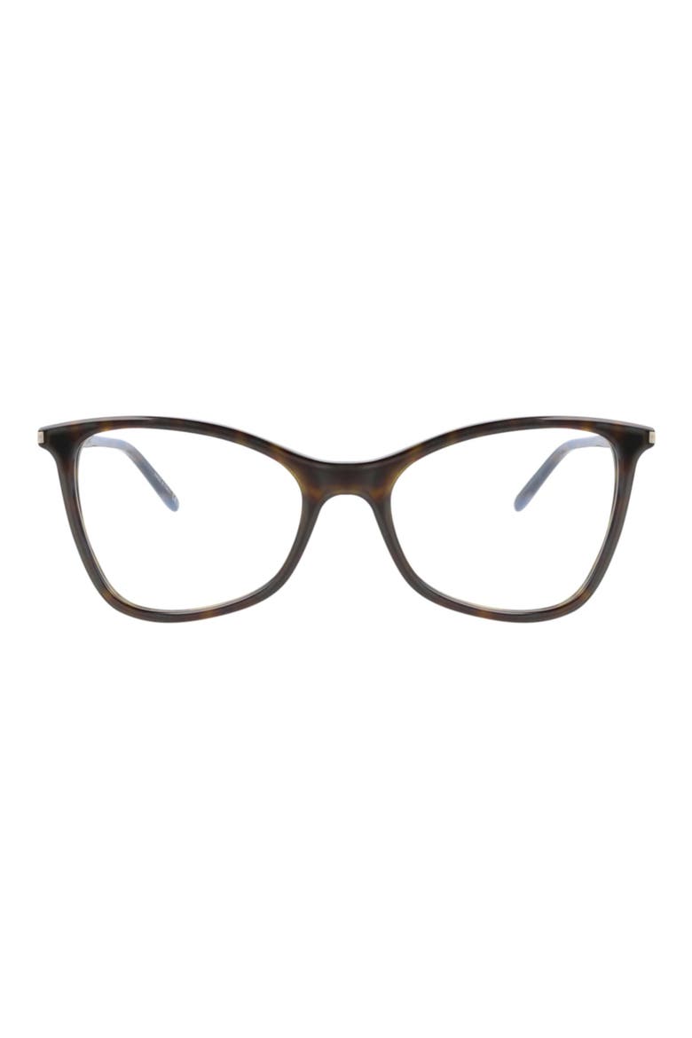 53mm Cat Eye Optical Frames, Main, color, HAVANA HAVANA TRANSPARENT